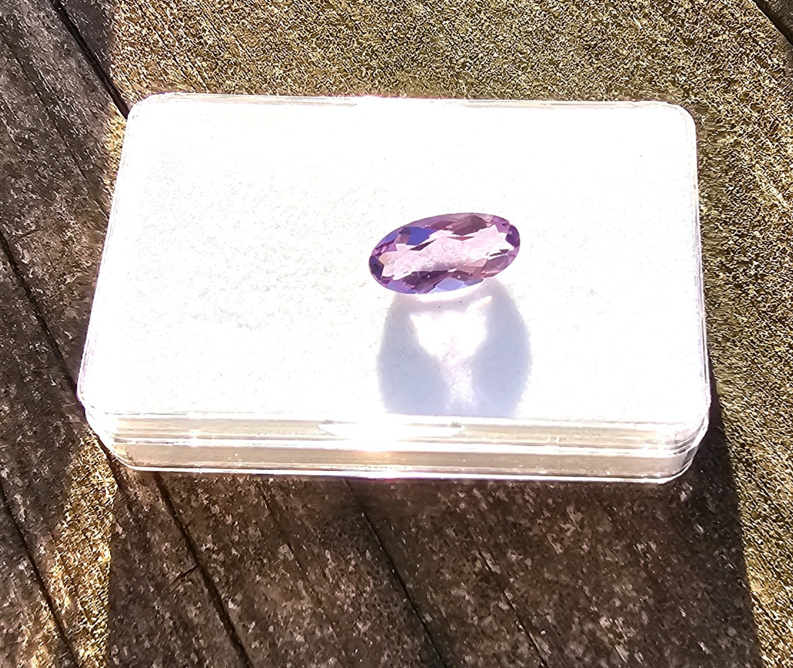 Amethyst 13.7mm x 6.8mm Oval Loose Stone