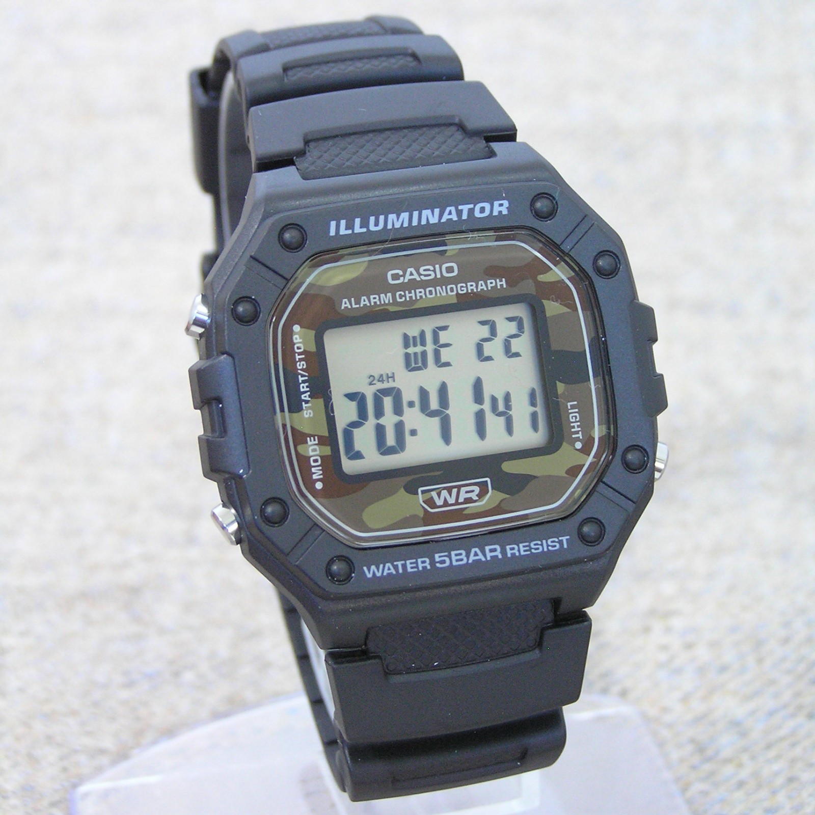 UK STOCK CASIO W-218H-5BJF Japan Exclusive Digital Watch Classic Imported Model
