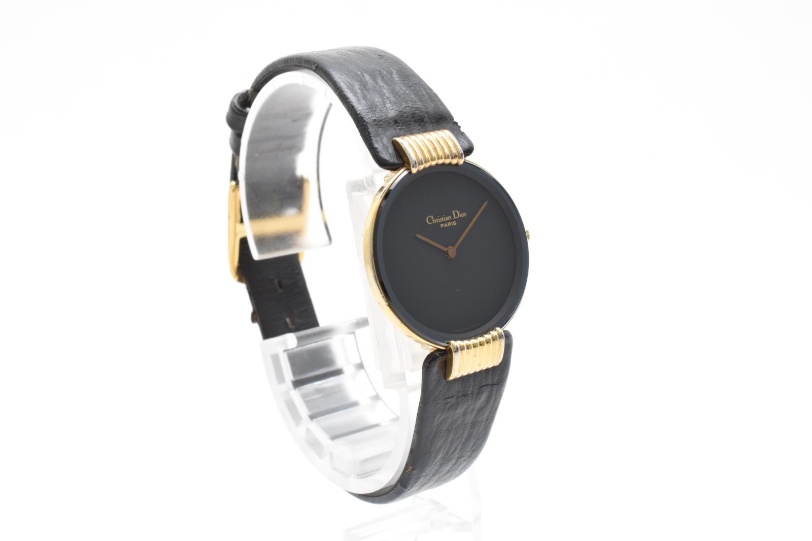 Vintage [ Near MINT ] Christian Dior Bagheera 46 153-3 Black Ladies Watch JAPAN