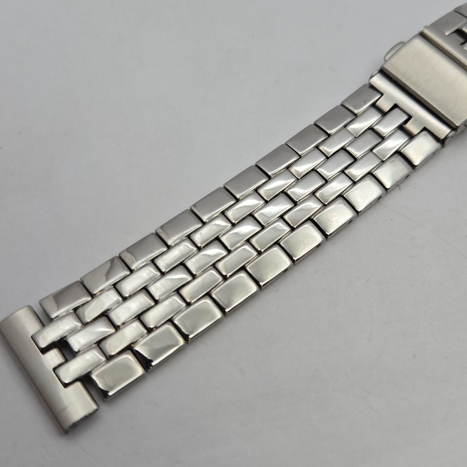 20mm stainless steel watch accessories watch bracelet/strap, silver watch chain