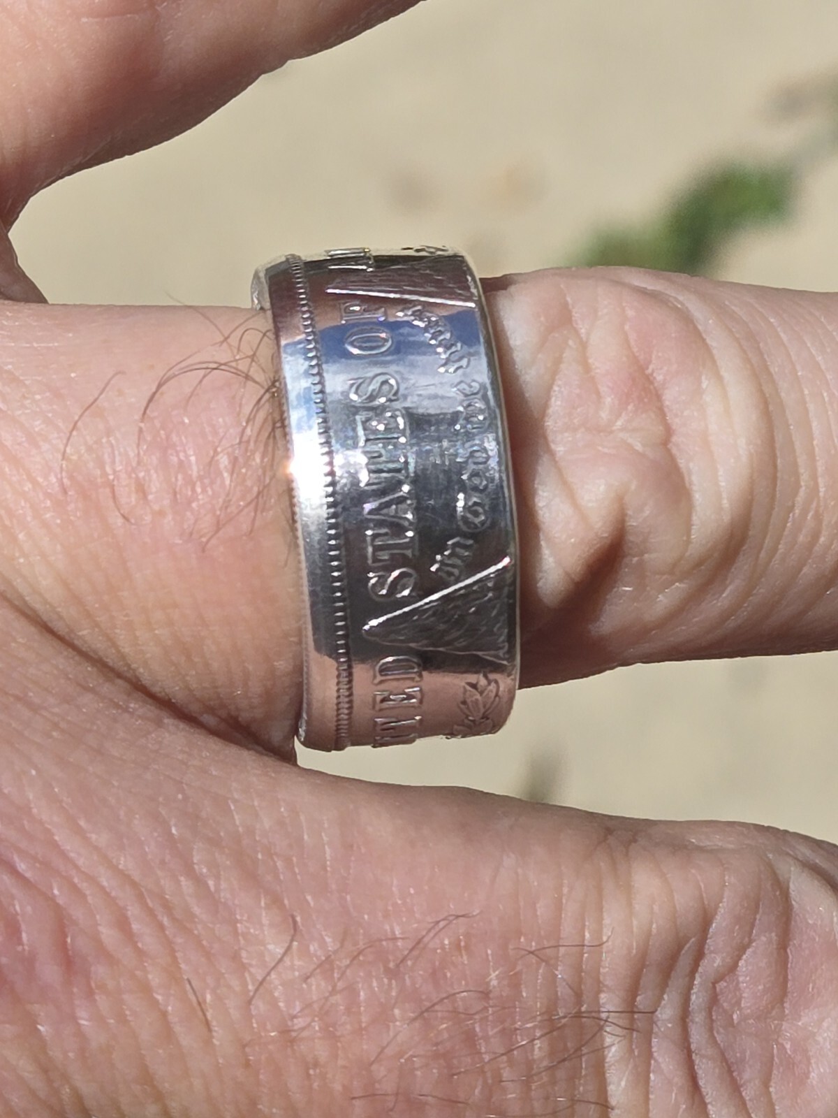 Morgan Silver Dollar Coin Ring 90% Coin Silver You Pick Sz. 8-13 MIRROR FINISH