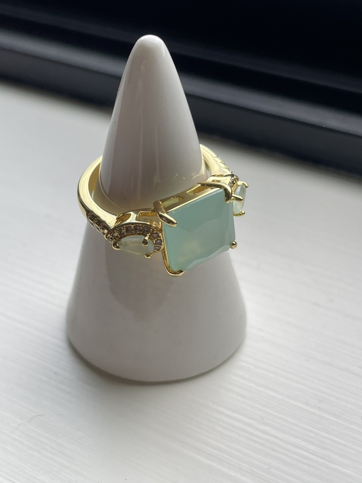 Ring Bomb Party Retro OG Frog Eyes Jade Size 7 NWOT Rare HTF RBP2179