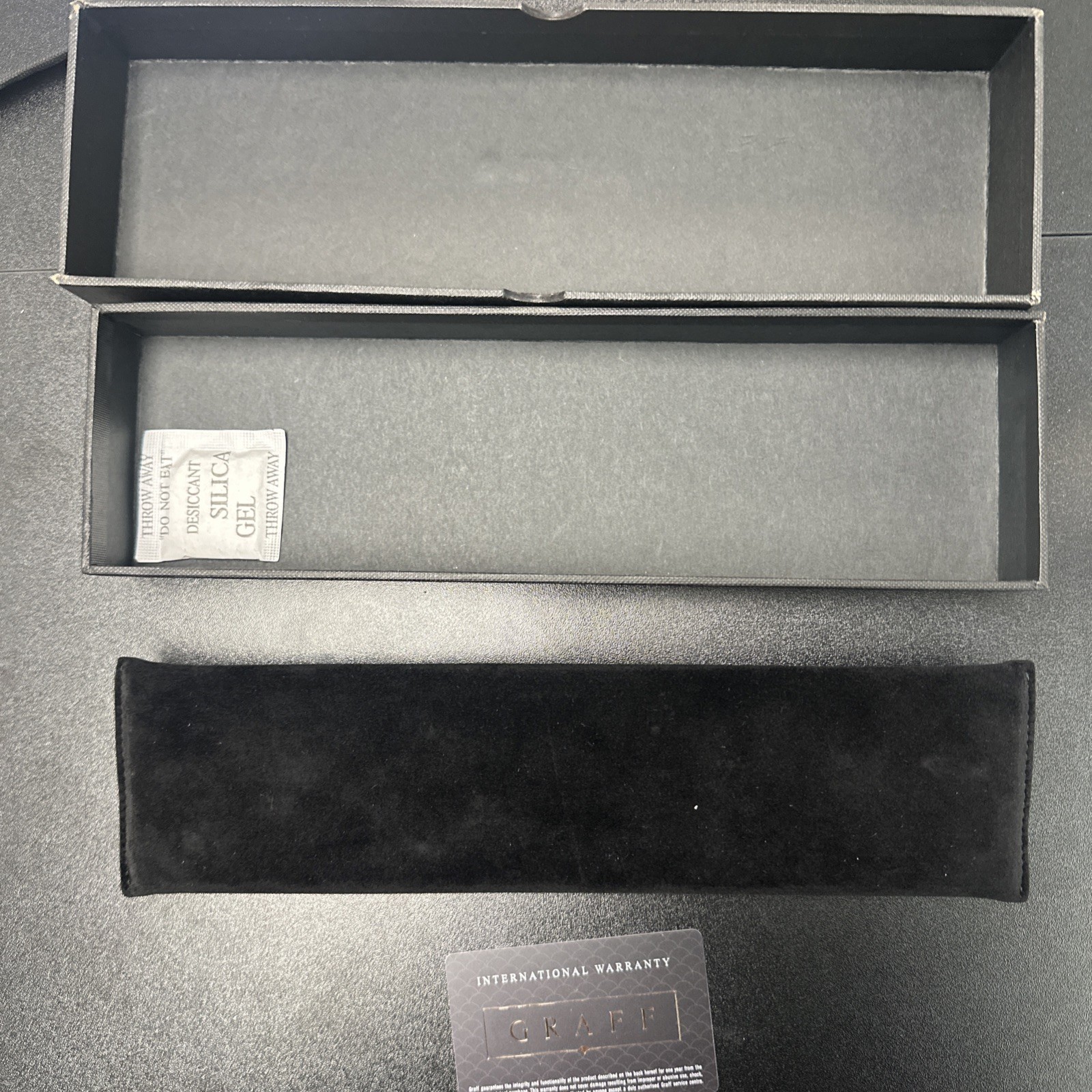 Graff watch box black for Watch