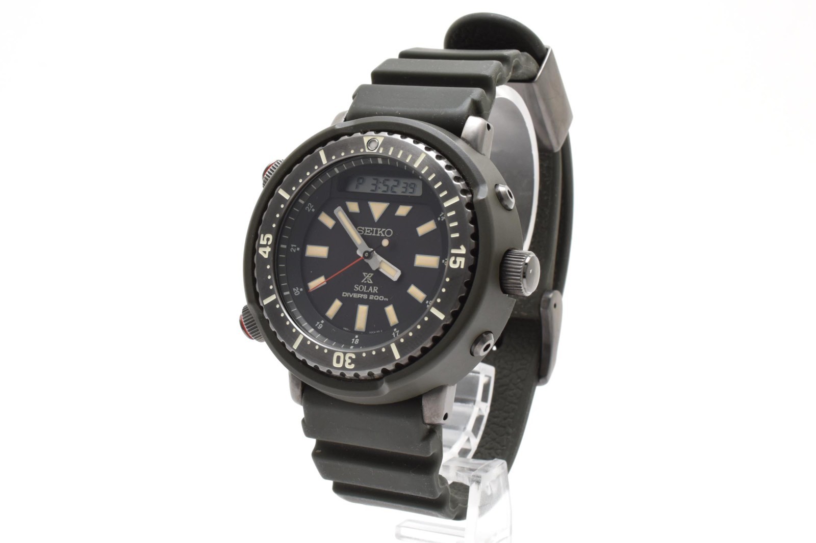 【Box】 Seiko Prospex SBEQ009 H851-00B0 Solar Diver Arnie Ana-Digi Safari #172