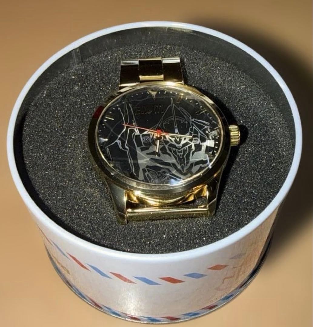 Evangelion Unit 01 Wrist Watch SEGA Prize 2020 Anime Gold Rare Japan Limited