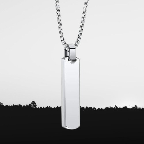 Alloy Pendant with Pure Stainless Steel Round Box Chain Silver (Style-42)
