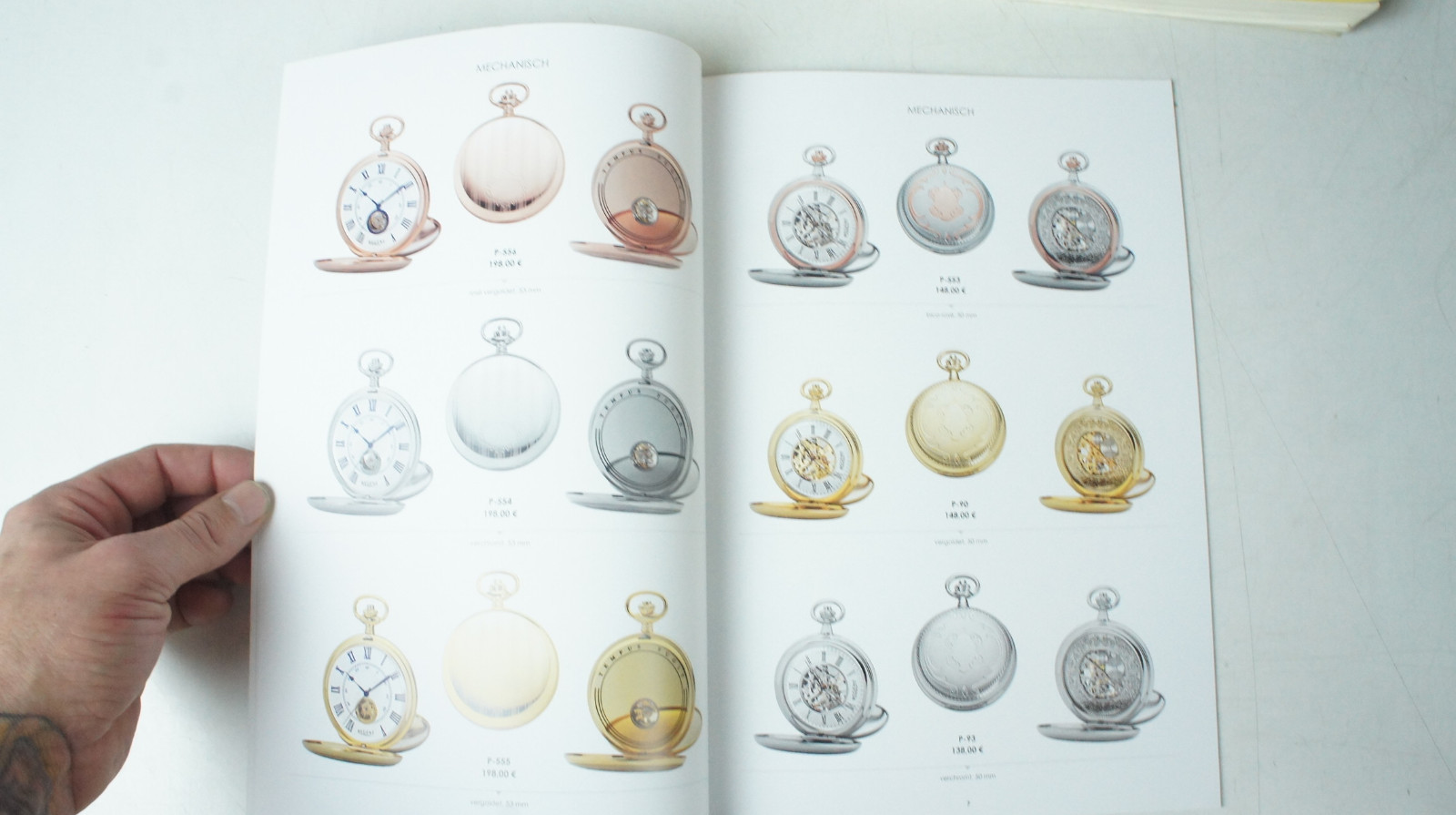 Regent Taschenuhren 2018/19 genau meine Uhr Chronographkatalog Edel B11176