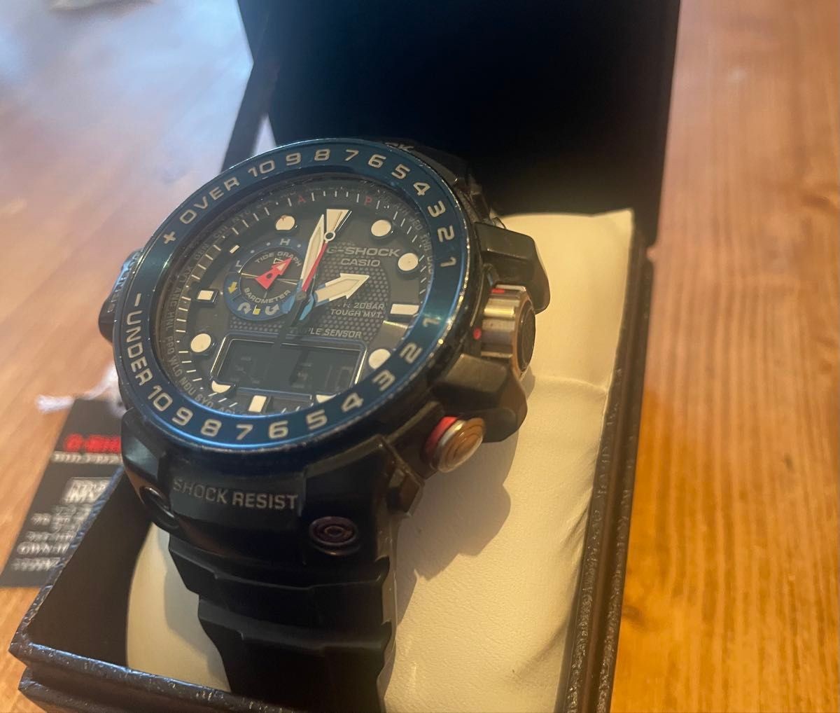 G SHOCK Gulfmaster radio solar wristwatch CASIO GWN 1000B 1BJF GULFMASTER radio