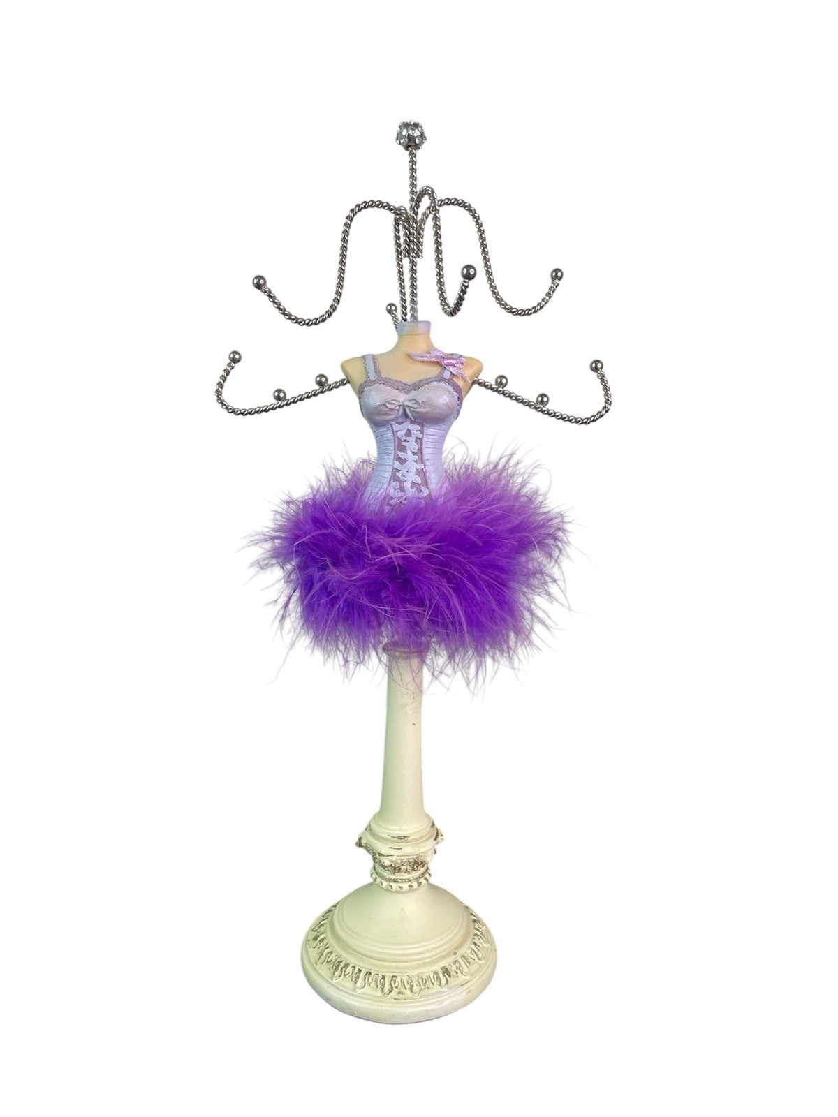 Counter Top Jewelry Necklace Bracelet Holder Corset Mannequin Burlesque Y2K