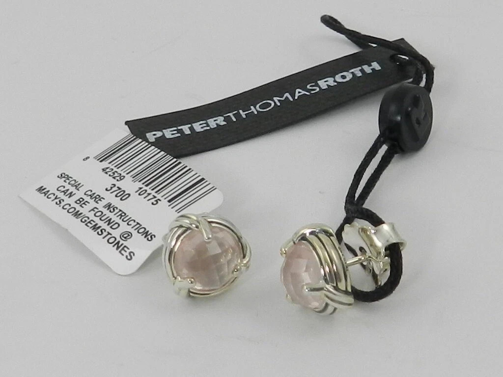 Peter Thomas Roth Rose Quartz Stud Earrings (4-1/2 ct. t.w.) in Sterling Silver