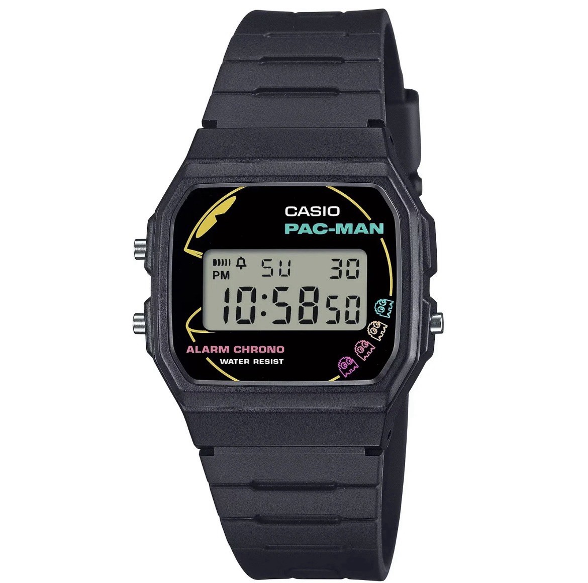 Casio Pac-Man 45th Anniversary Collaboration Series Digital Watch F-91WPC-1A