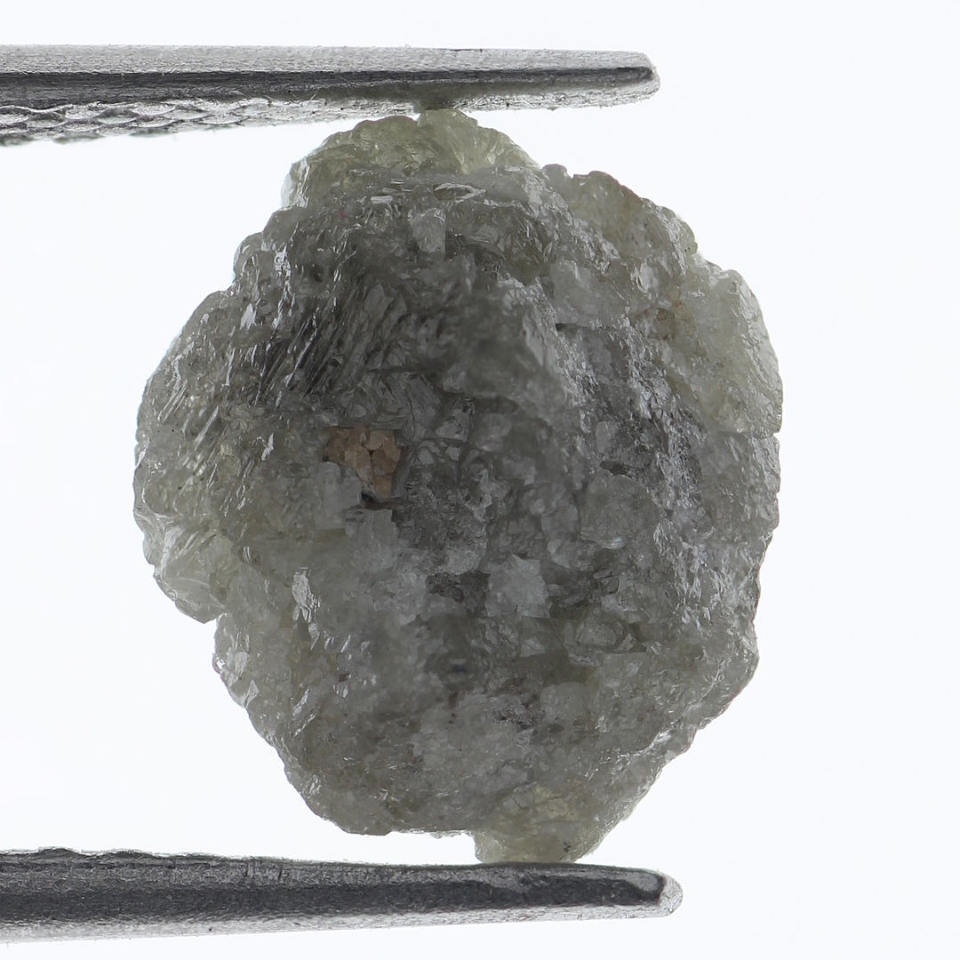 Loose Natural Grey 8.86×7.31×5.90MM 2.34 carat Rough Diamond