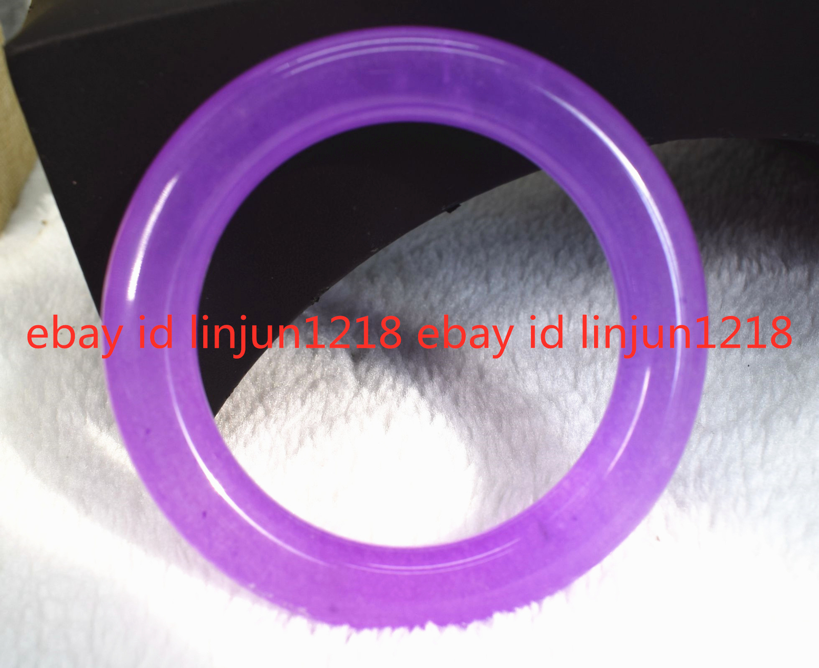 Beautiful Violet Alexandrite Jade Gemstone Round Bangle Bracelet 56-62mm Jewelry