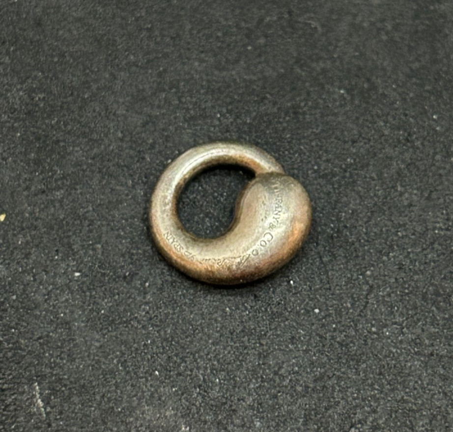 Tiffany & Co. 925 Sterling Circular Pendant 0.5in – 2.76g