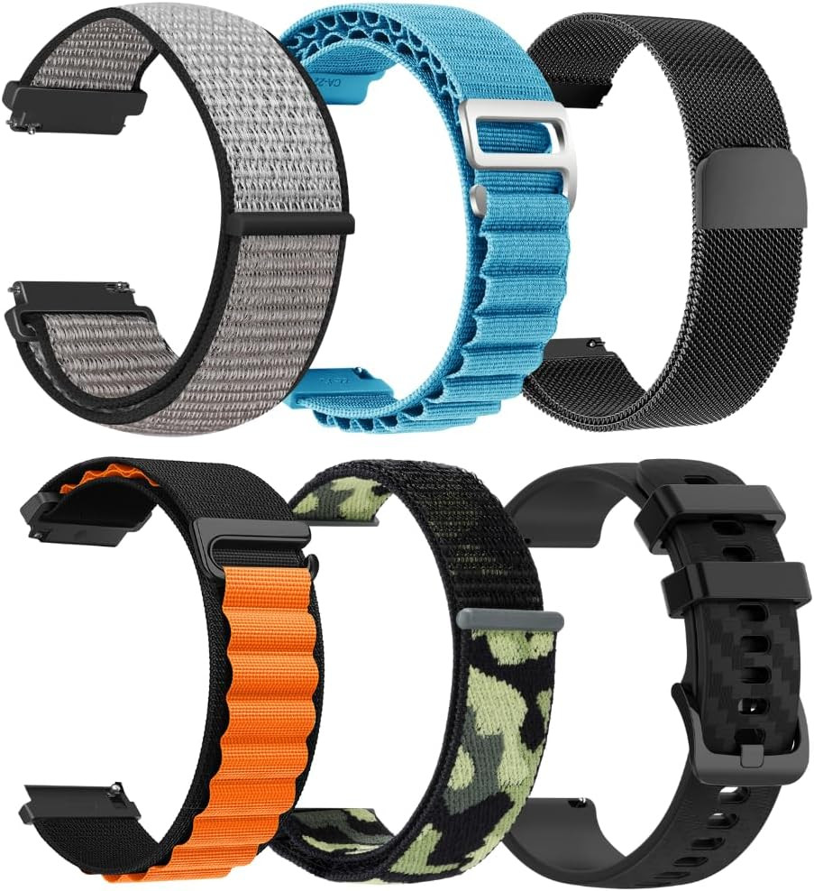 Band Durable 22Mm Compatible Smartwatches Adjustable, Secure Fit