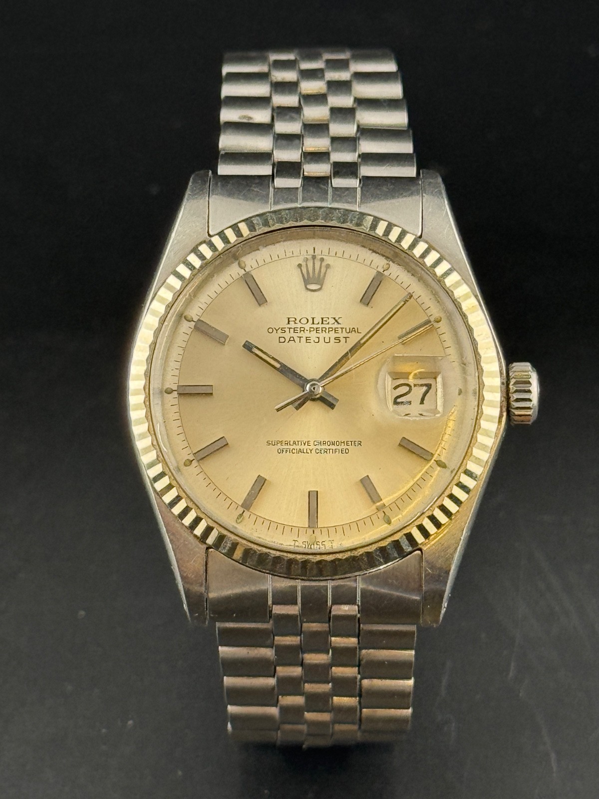 Rolex Datejust 1601 Vintage Jubilee Automatic Steel 36mm Silver Dial