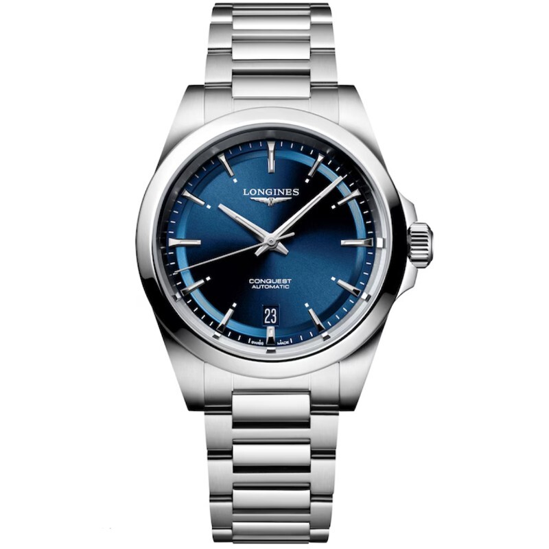 New Longines Conquest 2024 38MM Blue Dial SS Men’s Watch L3.720.4.92.6