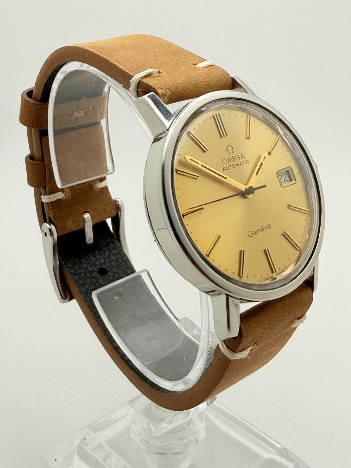 Vintage Omega Geneve Automatic mens Swiss made watch