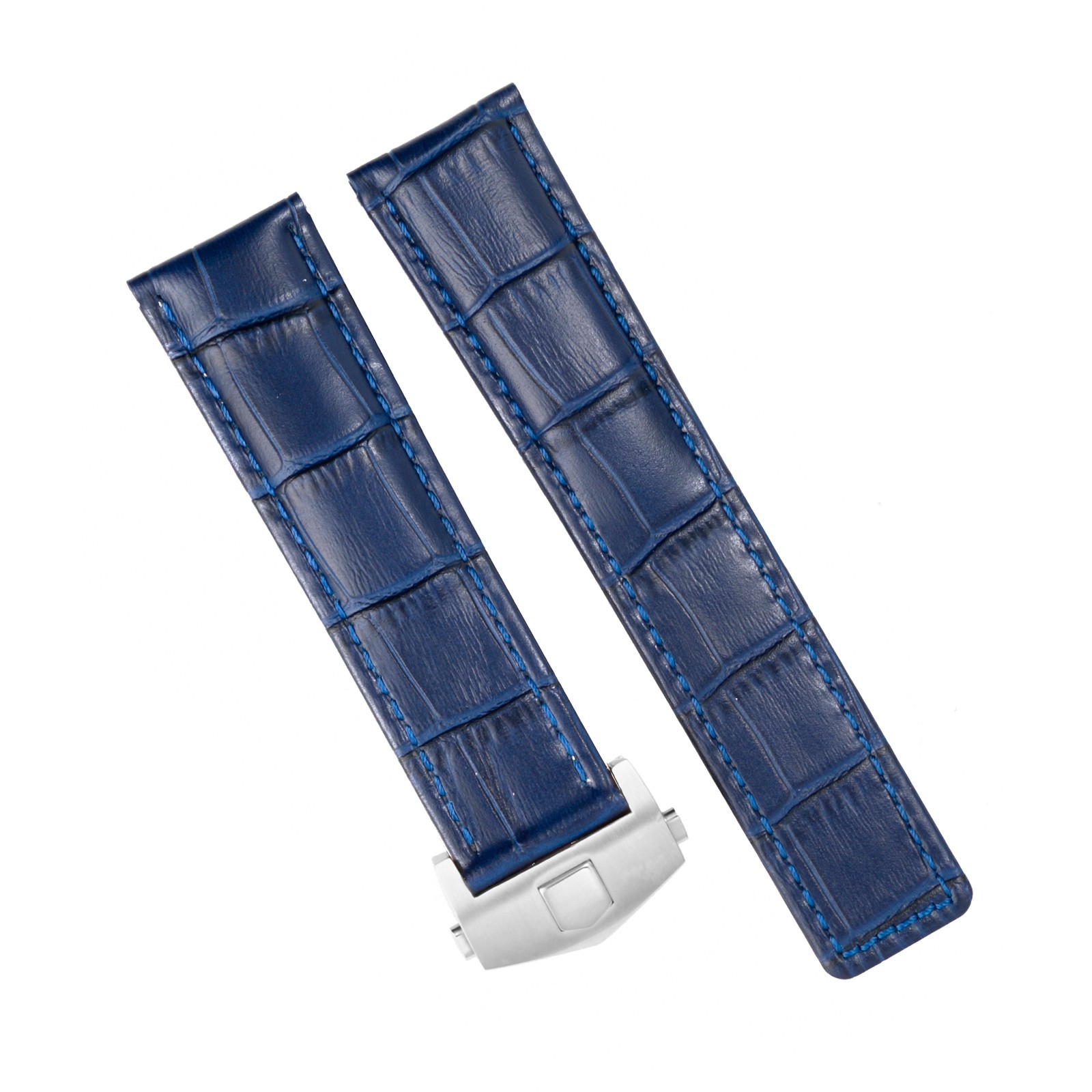 19-20-22mm Leather Watch Band Strap Made For Tag Heuer Carrera Calibre Monaco