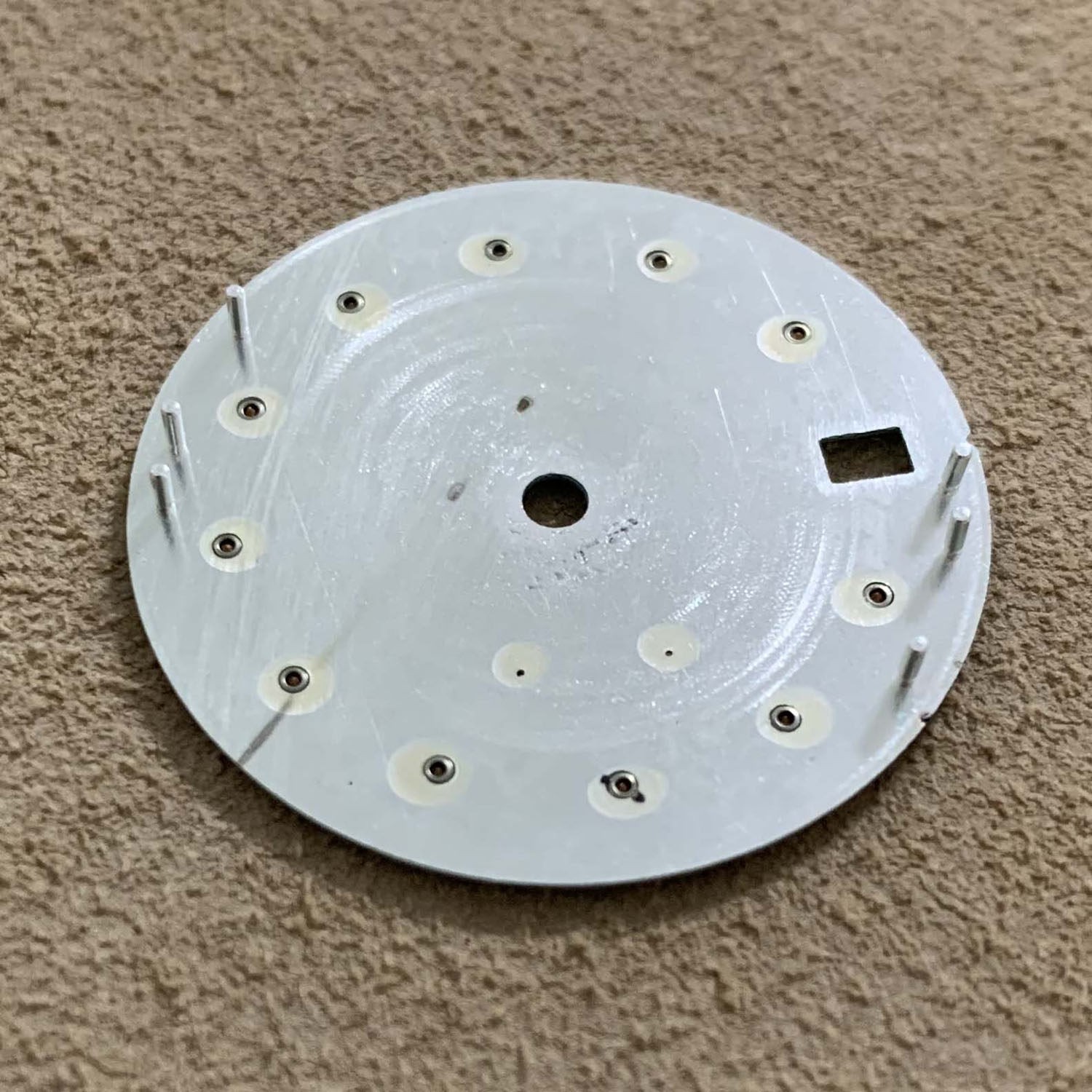 28.5mm Sun patterns Diamond setting Watch Dial No Lume For NH35 NH36 Movement