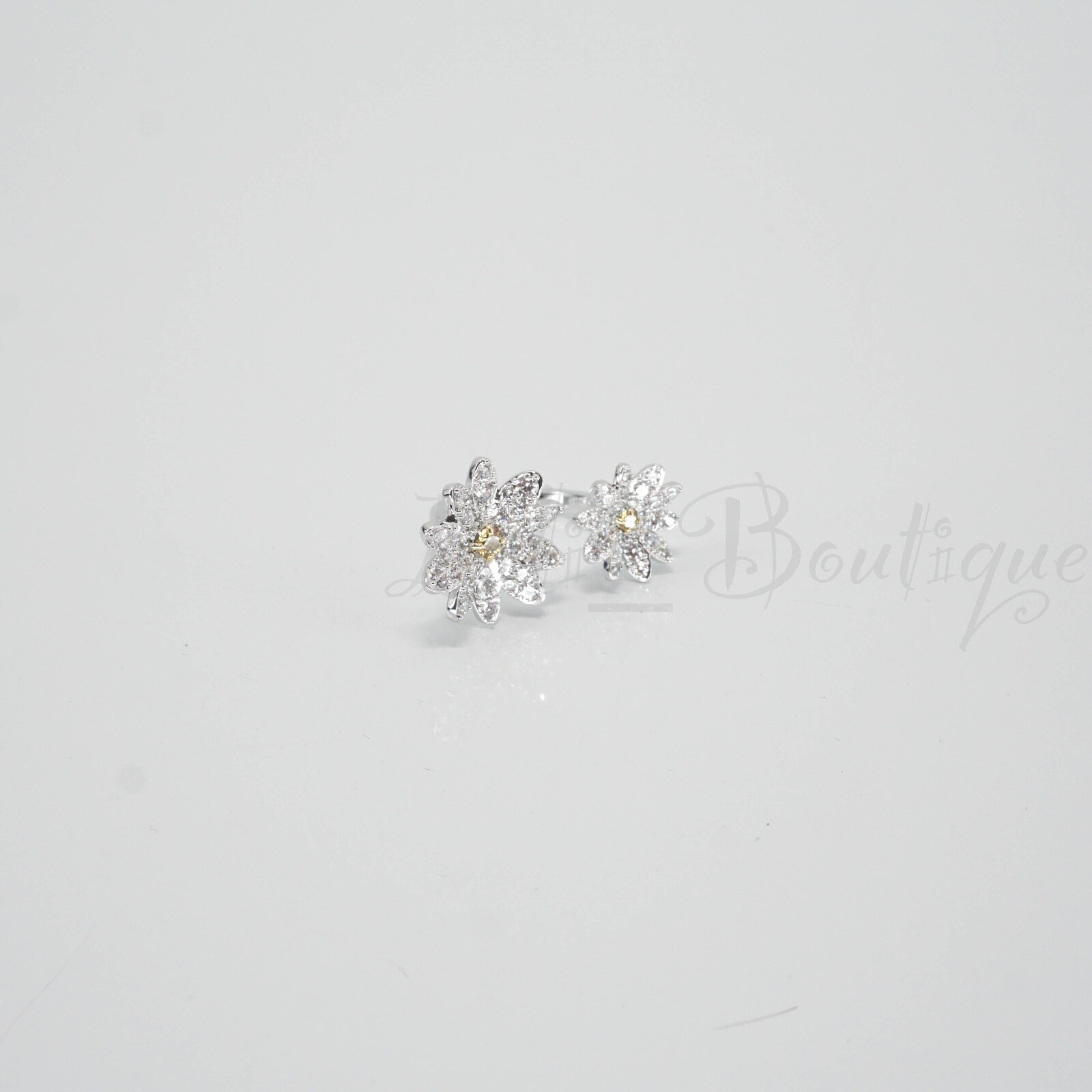NIB Swarovski 5534941 Eternal Flower Open Ring Metal Crystal Yellow $169 Size 58