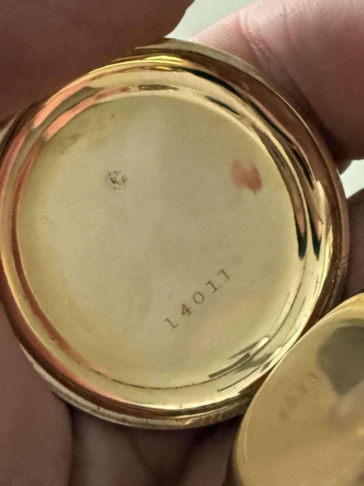 Elgin 6s Full Hunter Ladd Anchor Gold Filled Pocket Watch