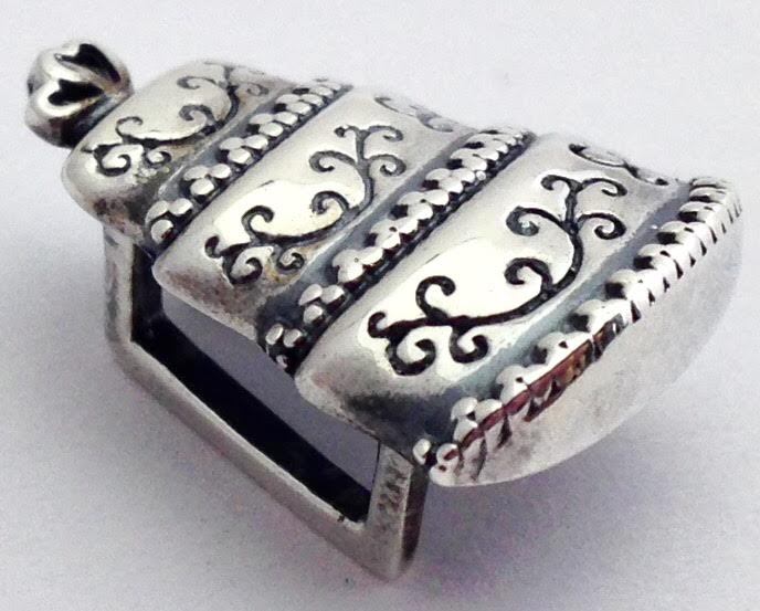 Lori Bonn Bons “Let Them Eat Cake” Slide Charm 212173 Sterling Silver, New