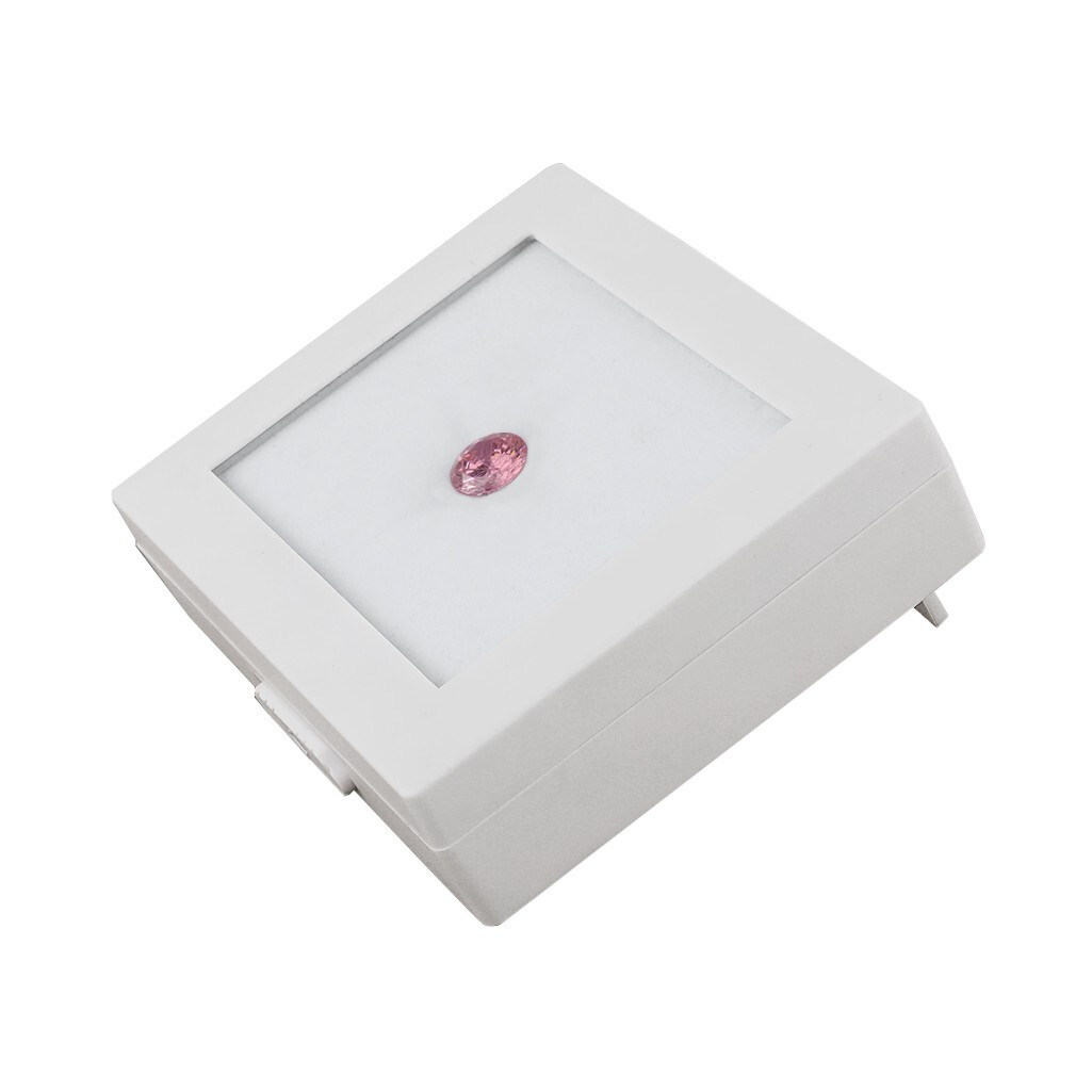 GemTrue Large Self-Stand Diamond Display Box Gemstone Storage Reversible Cushion