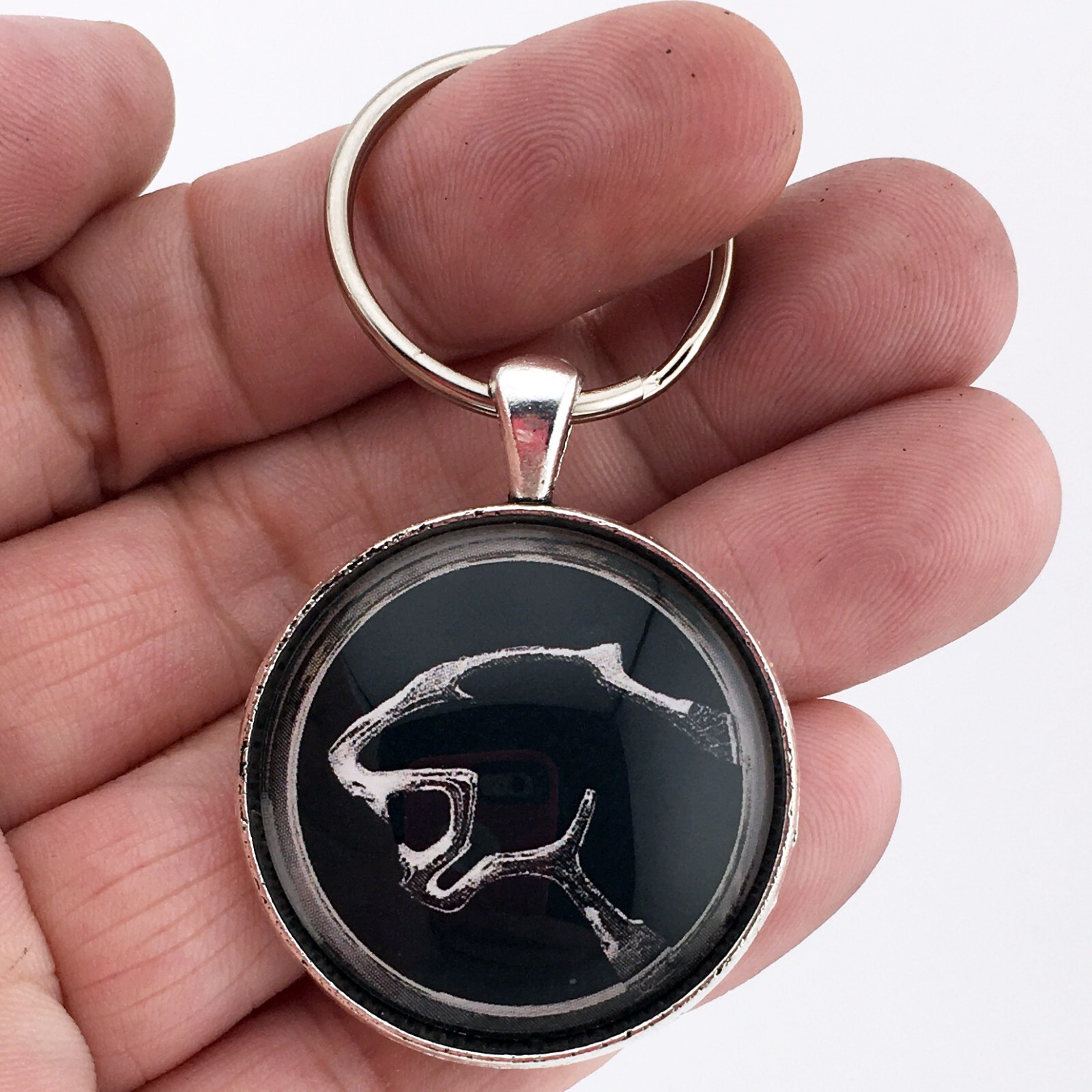Vintage Mercury Cougar Badge Emblem Logo Reproduction Keychain