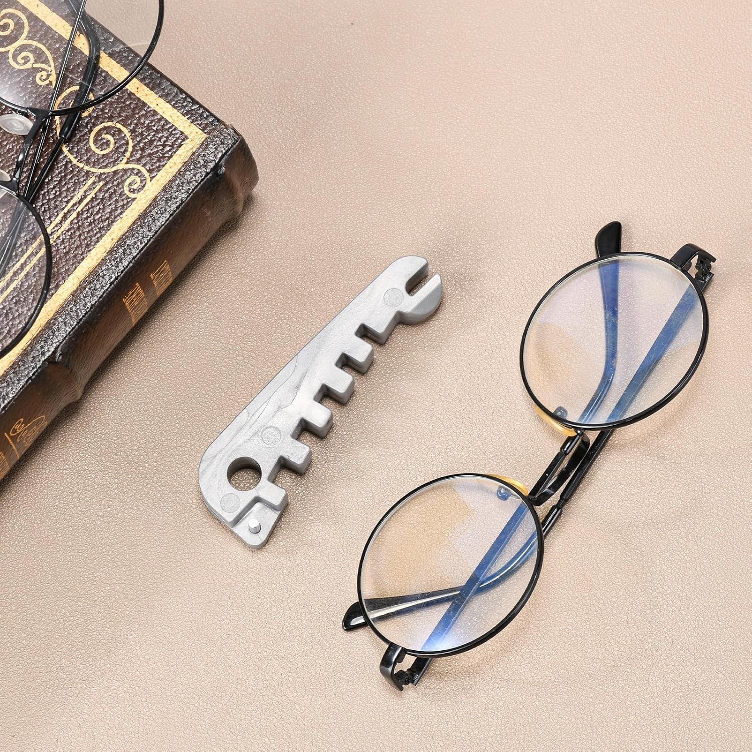Eyeglass Temple Glasses Adjustment Tool 5-In-1 Anti-Slip Professional Bender