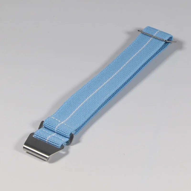 60s French Troops Parachute Bag Elastic Watch Strap 20mm 22mm Nylon Watchbands