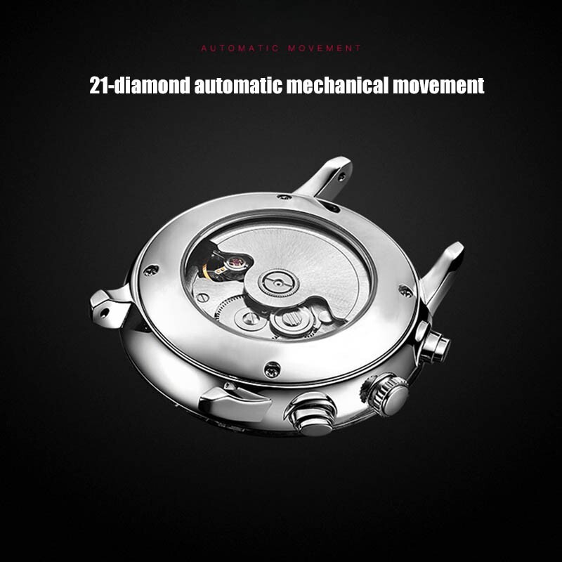 Loubin Mechanical Automatic Men’s Watch Stainless Steel 5ATM Sapphire Luminous