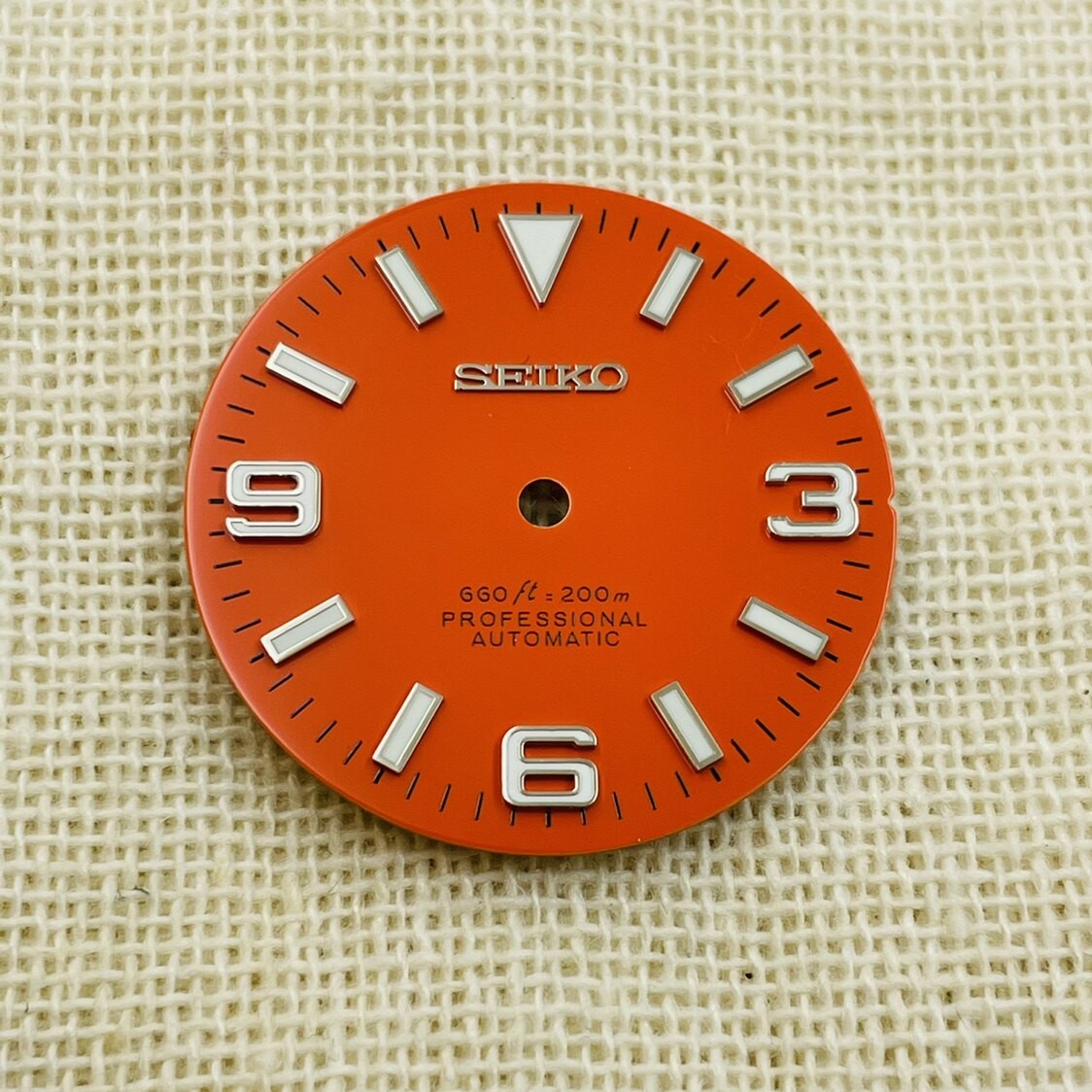 28.5mm Watch Dial Green Luminous For Seiko NH35 NH36 Movement Explorer Dials