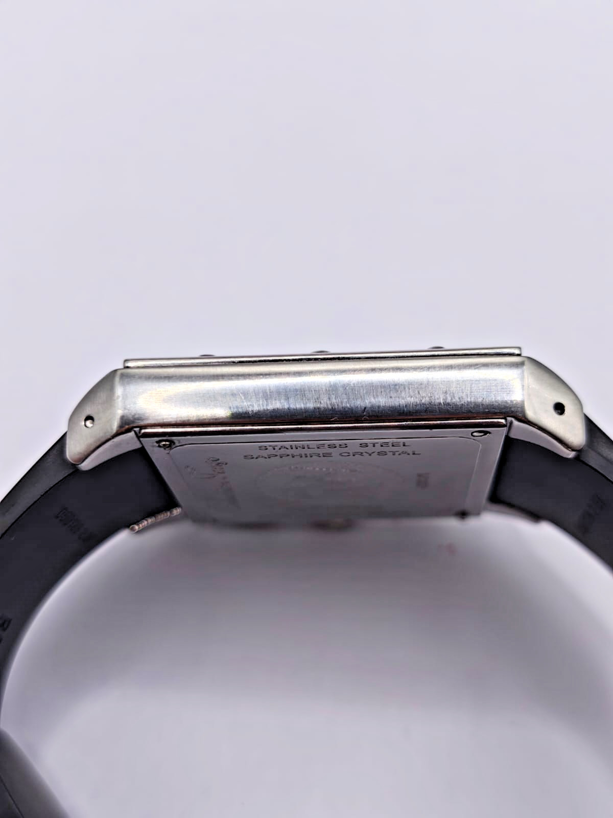 Raymond Weil Tango 4881/1 Chronograph Big Date Quartz Watch Rubber Strap