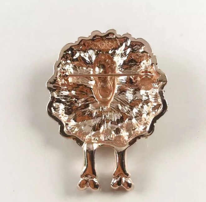 Art Deco Style Enamel Sheep Brooch