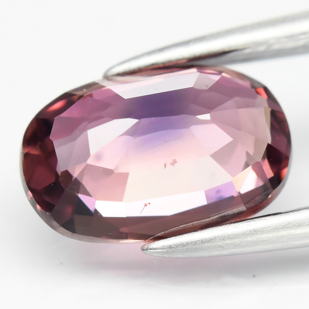 💎 1.25ct 7.7x5mm VVS Oval Purple Pink Sapphire – Unheated, Mozambique Gem