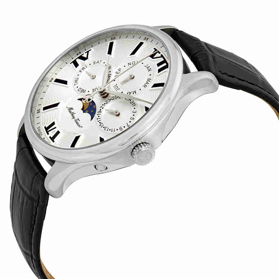 Mathey-Tissot Edmond Moon Phase Silver Dial Men’s Watch H1886RAI