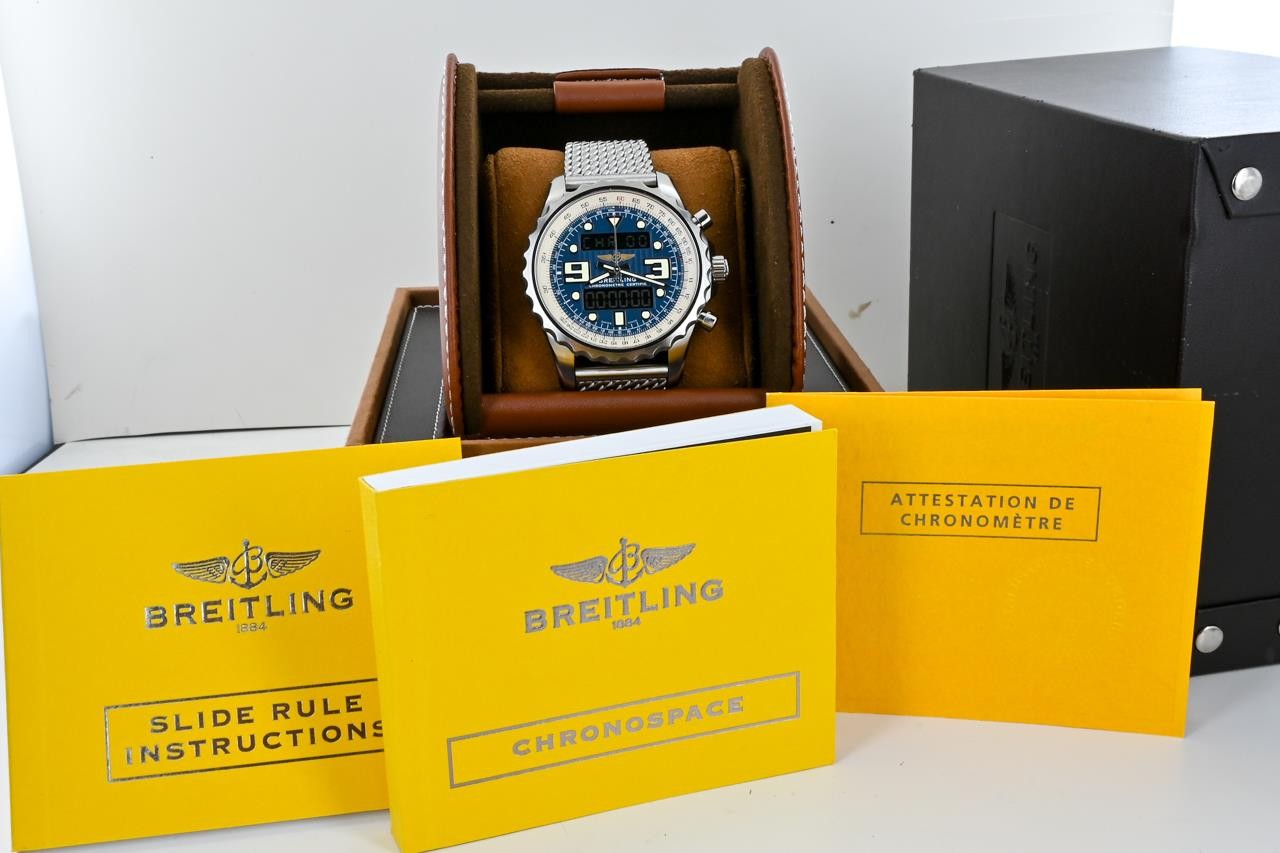 Breitling Chronospace A78365 48mm Wristwatch B&P 2013 – Breitling Serviced 2024