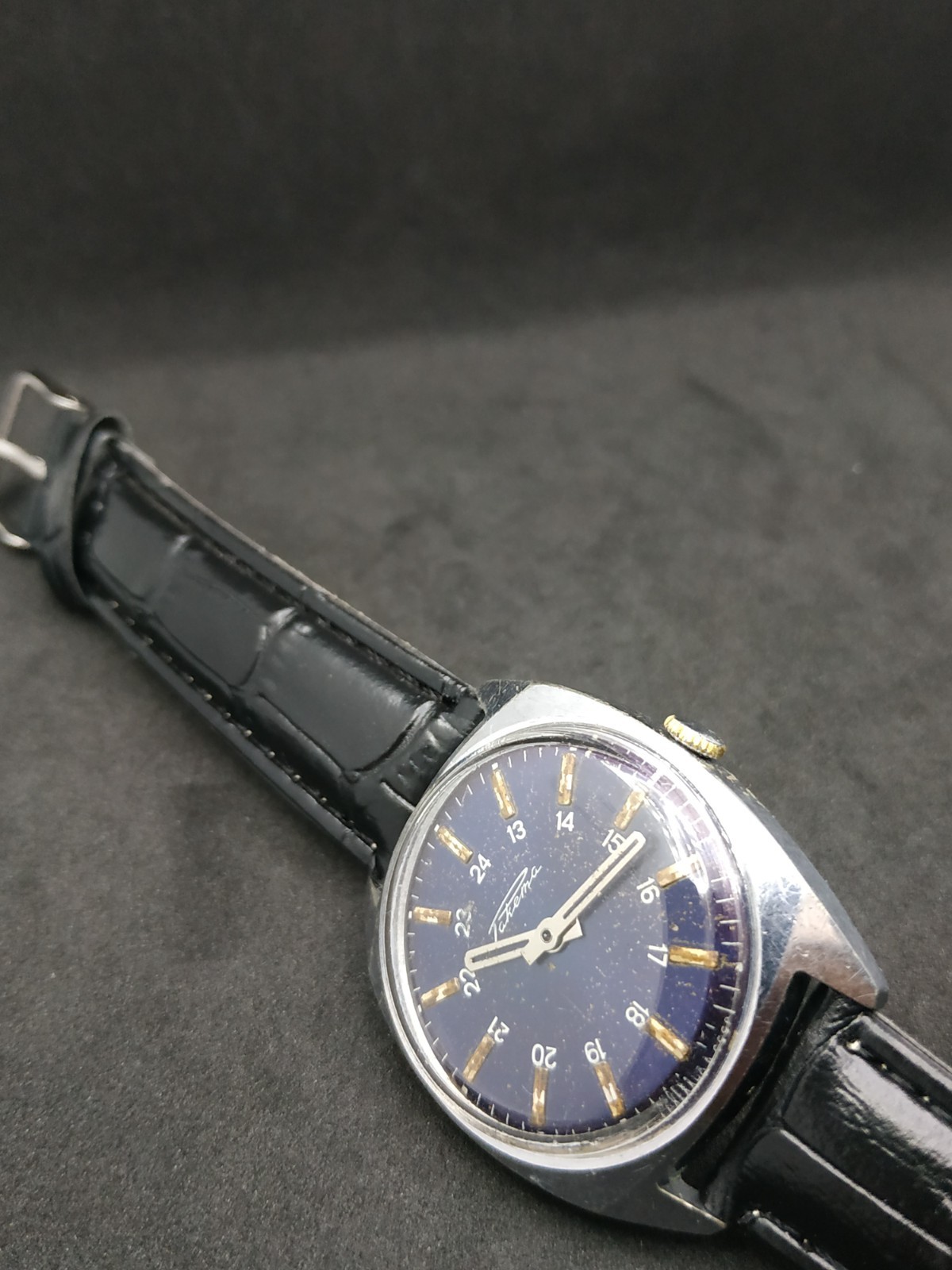 Men’s Dress Casual Vintage USSR Watch Raketa Mechanical 2609.HA Retro Soviet ☭