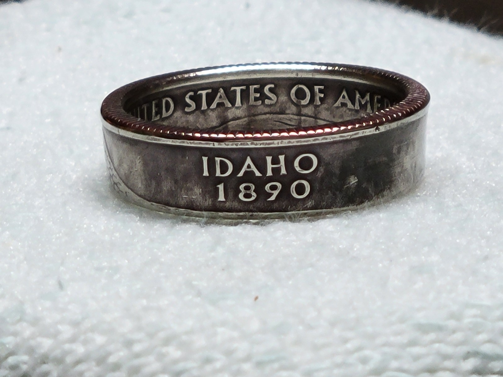 IDAHO – Size 9 State Quarter Coin Ring