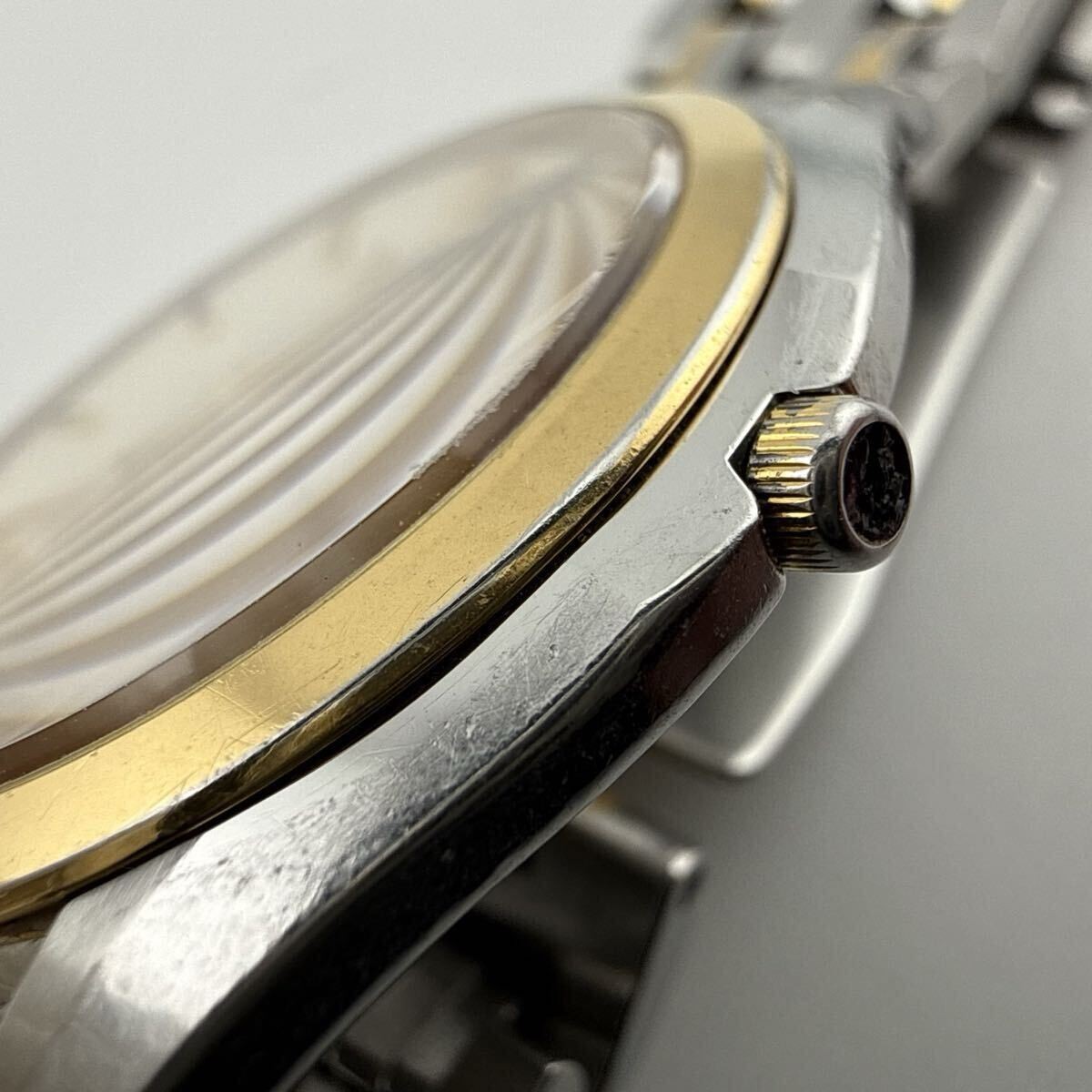 SEIKO 8J41 6160 DOLCE Men’s Watch Operational Onyx Missing from Crown Engraving