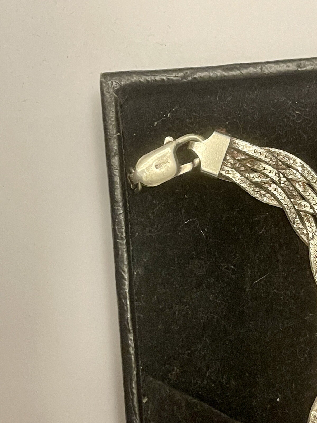 Vintage stunning Italian sterling silver bracelet as seen & Described 9.8gr