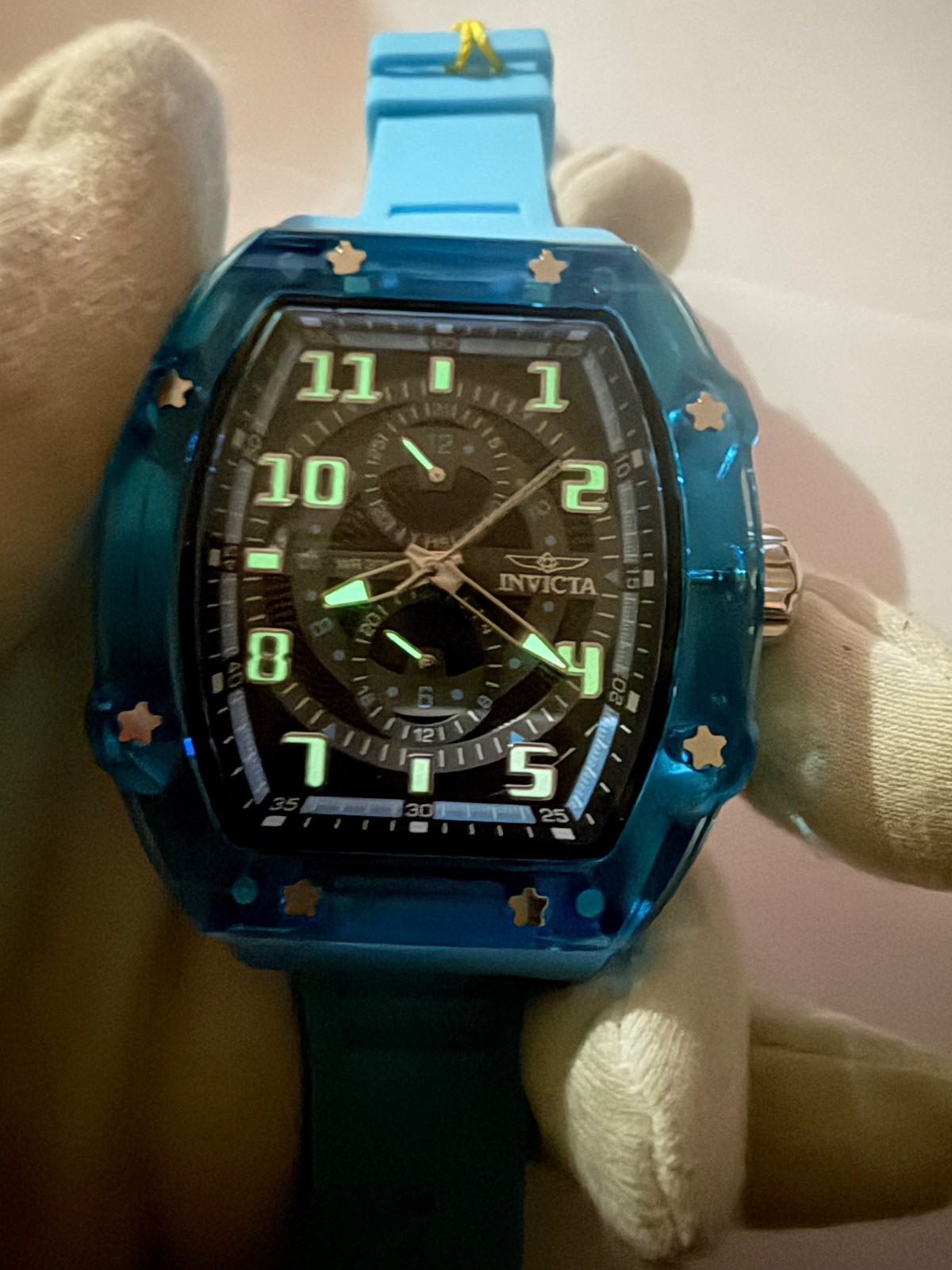Invicta Racing Cyclone Men’s Watch – 48.5mm, Blue
