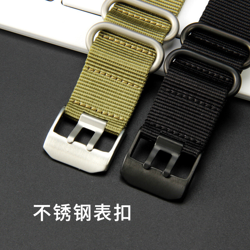 High Quality Nylon Canvas Watch Band Straps Mens Military 22/23mm for Luminox
