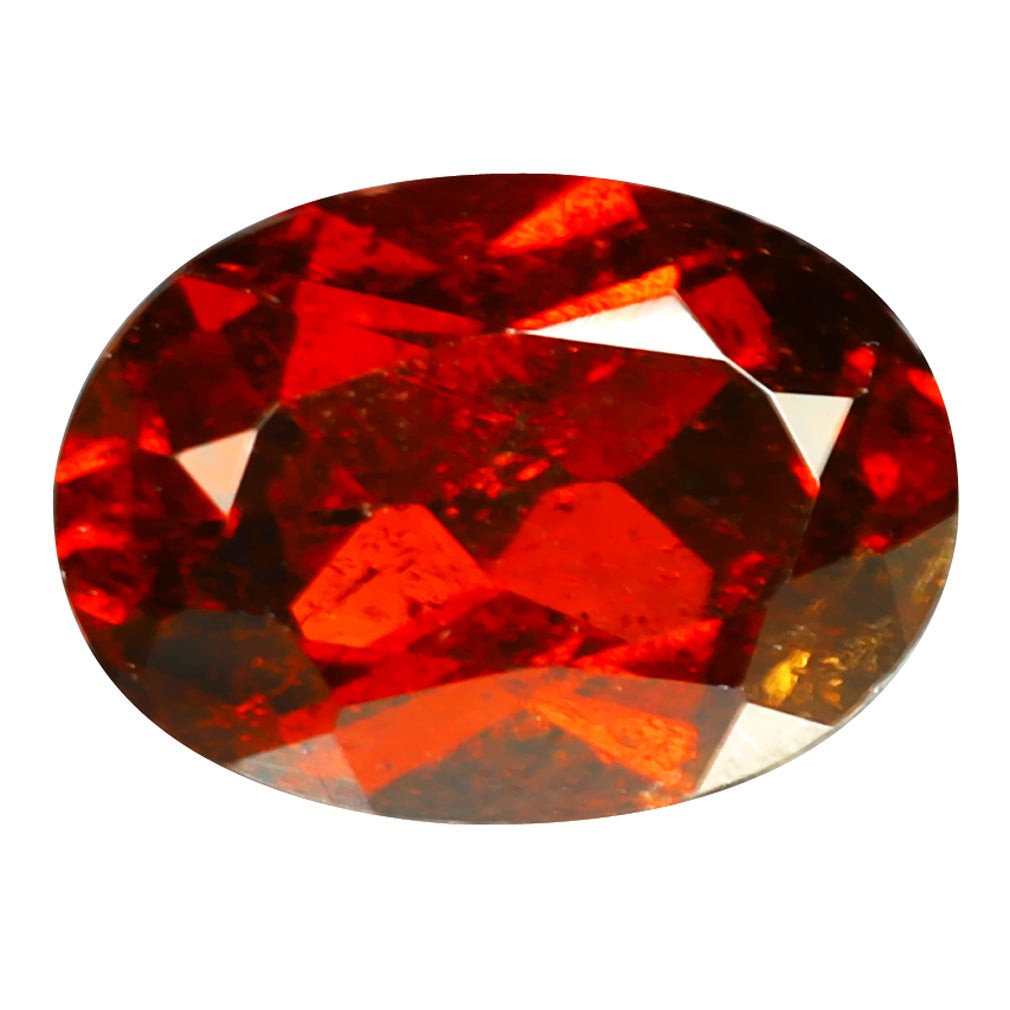 1.83 ct Oval Cut (8.30 x 5.95 mm) Orange Red Natural Spessartite Garnet Gemstone