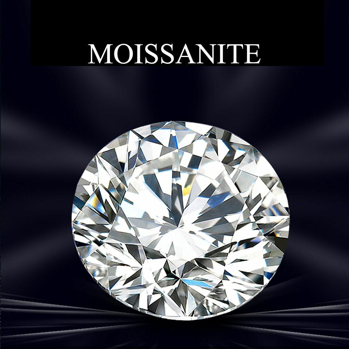 Moissanite Diamond Loose Stone D Color VVS1 Round Cut Gemstones With Certificate