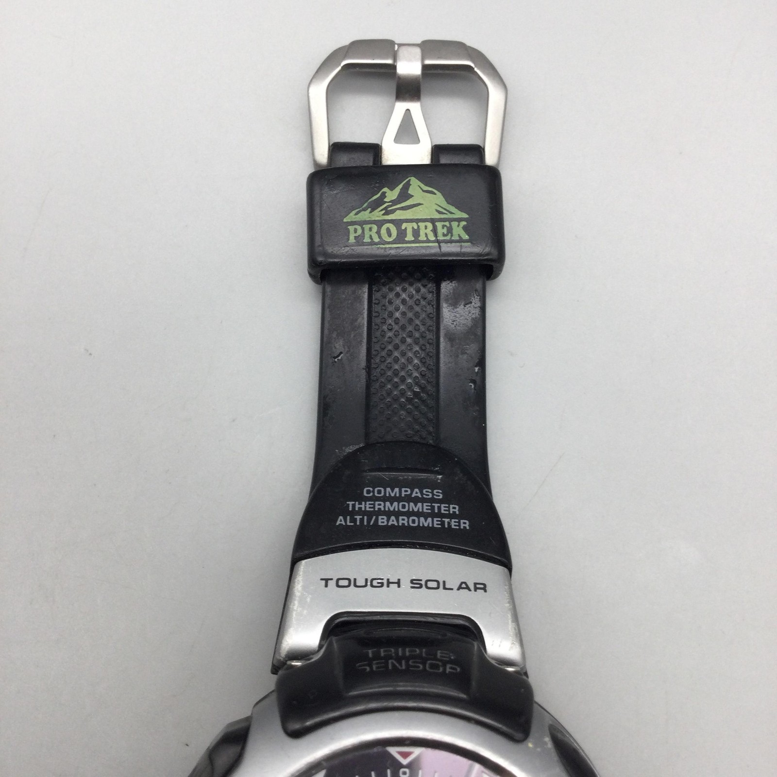 Casio Pro Trek PRG-50 Mens Watch 52mm Digital Triple Sensor Tough Solar