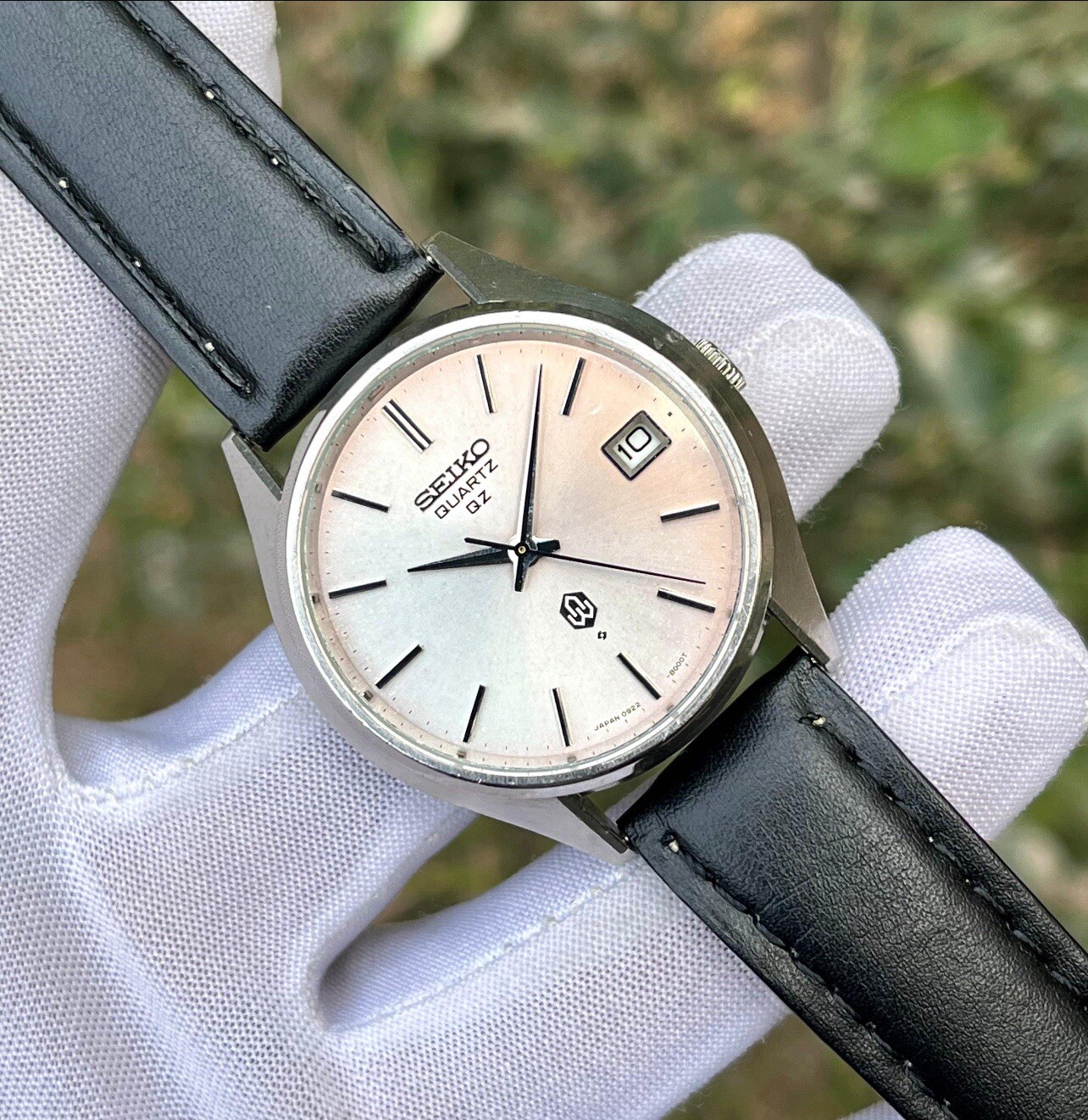 Vintage Seiko QZ Patina Dial JDM Dress Formal Japan Men’s Quartz Watch 0922-8000