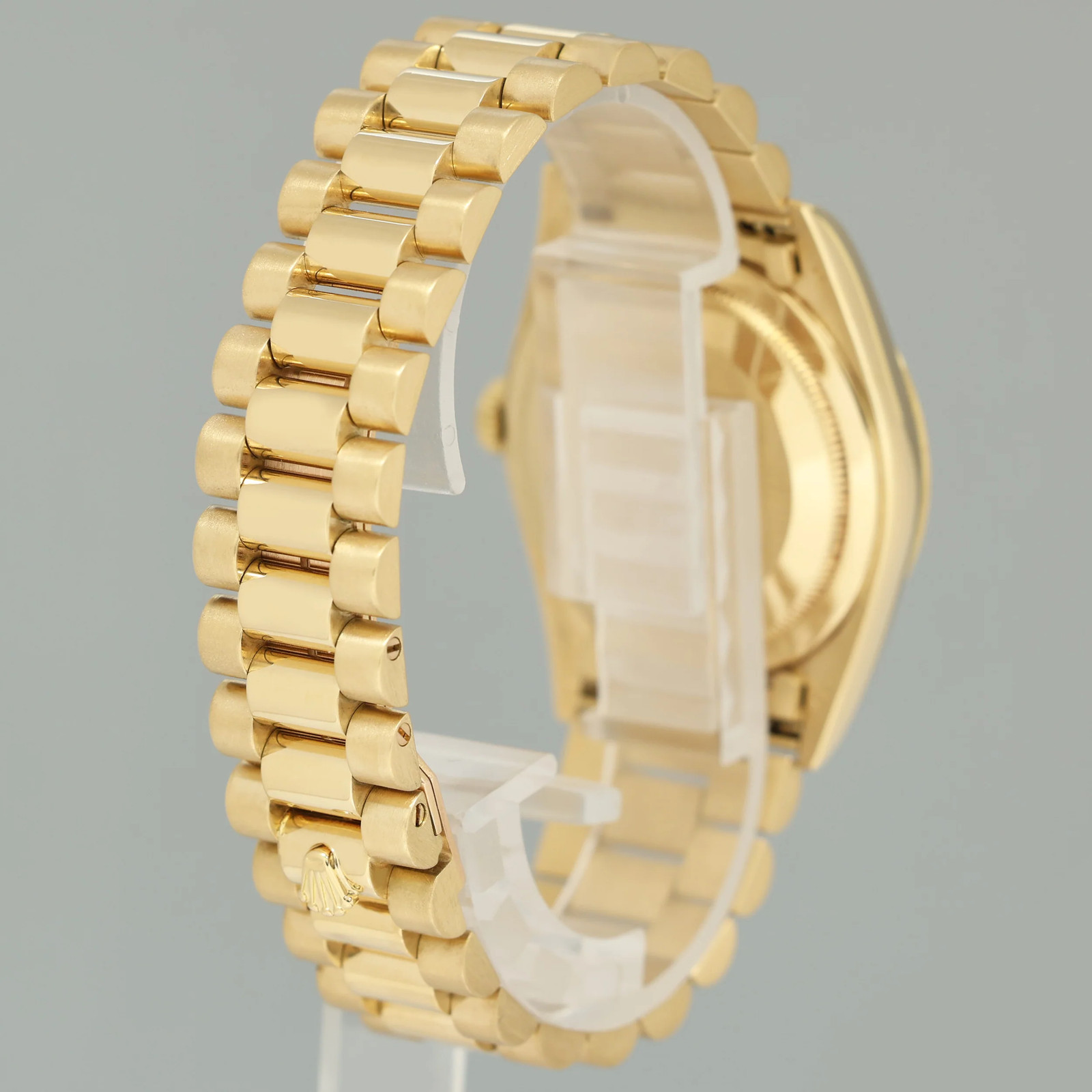 MINT 1994 Rolex 18238 President Day Date Champagne Double QS Yellow Gold Watch