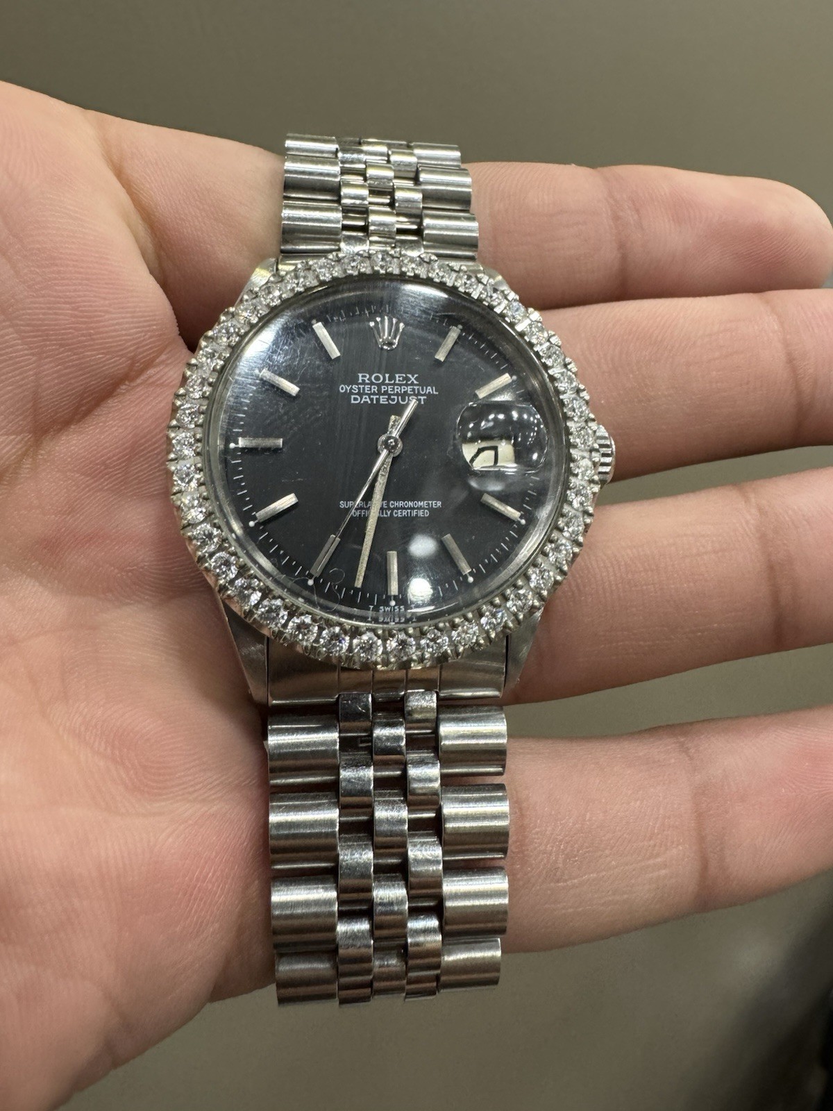 Rolex Datejust 126334 Silver Jubilee Bracelet with Silver Bezel